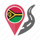 country, flag, location, nation, navigation, pin, vanuatu