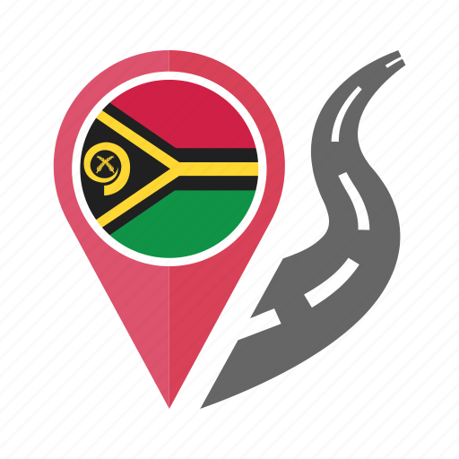 Country, flag, location, nation, navigation, pin, vanuatu icon - Download on Iconfinder