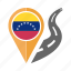 country, flag, location, nation, navigation, pin, venezuela 