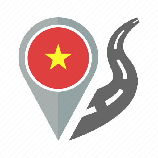 Country, flag, location, nation, navigation, pin, vietnam icon - Download on Iconfinder