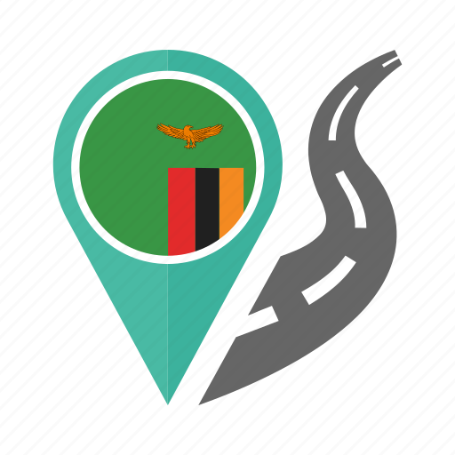 Country, flag, location, nation, navigation, pin, zambia icon - Download on Iconfinder