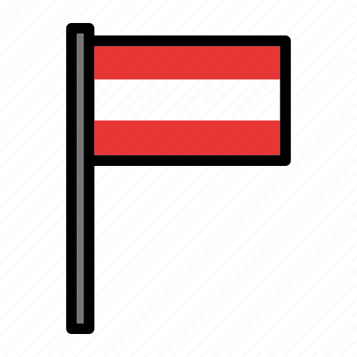 Austria, country, flag, flags, national, world icon - Download on Iconfinder