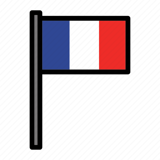 Country, flag, flags, france, national, world icon - Download on Iconfinder