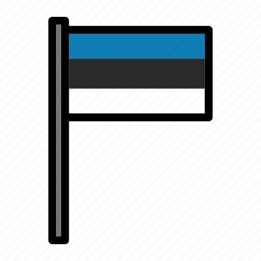 Country, estonia, flag, flags, national, world icon - Download on Iconfinder