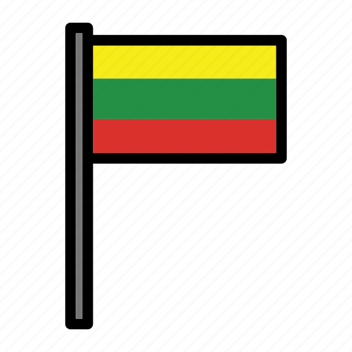 Country, flag, flags, lithuania, national, world icon - Download on Iconfinder