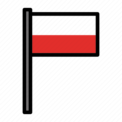 Country, flag, flags, national, poland, world icon - Download on Iconfinder