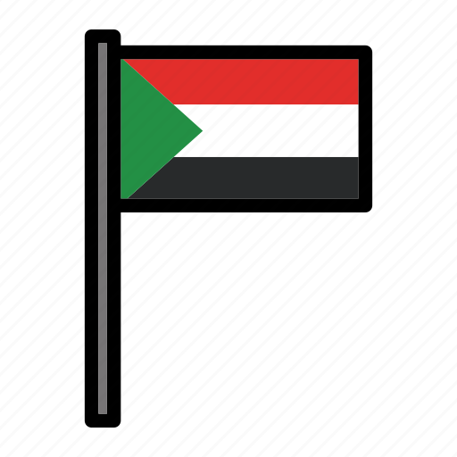 Country, flag, flags, national, sudan, world icon - Download on Iconfinder