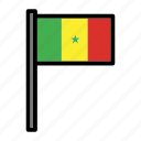 country, flag, flags, national, senegal, world 