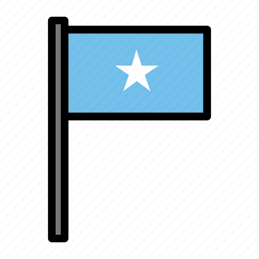 Country, flag, flags, national, somalia, world icon - Download on Iconfinder