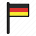 country, flag, flags, germany, national, world