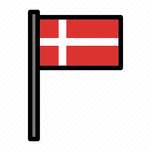 Country, denmark, flag, flags, national, world icon - Download on Iconfinder