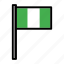 country, flag, flags, national, nigeria, world 
