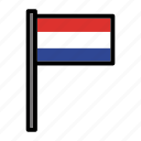 country, flag, flags, national, netherlands, world
