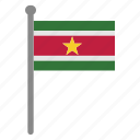 flags, suriname, flag, country, nation, national, world