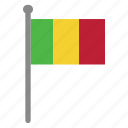 flags, mali, flag, country, nation, national, world