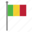 flags, mali, flag, country, nation, national, world 