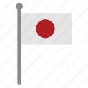 flags, japan, flag, country, nation, national, world