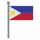 flags, philippines, flag, country, nation, national, world