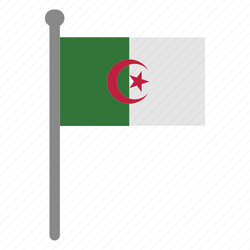 Flags, algeria, flag, country, nation, national, world icon - Download on Iconfinder