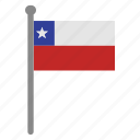 flags, chile, flag, country, nation, national, world