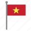 flags, vietnam, flag, country, nation, national, world 