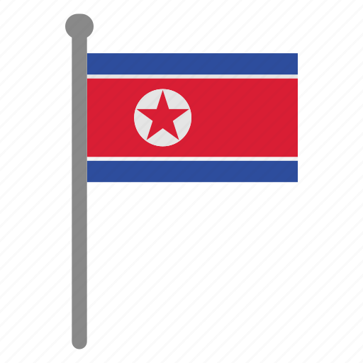 Flags, korea north, flag, country, nation, national, world icon - Download on Iconfinder
