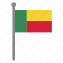 flags, benin, flag, country, nation, national, world