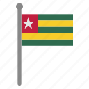 flags, togo, flag, country, nation, national, world
