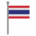 flags, thailand, flag, country, nation, national, world