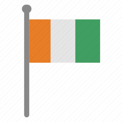 Flags, ivory coast, flag, country, nation, national, world icon - Download on Iconfinder