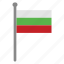 flags, bulgaria, flag, country, nation, national, world 