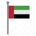 flags, uae, flag, country, nation, national, world