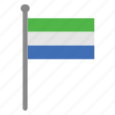 flags, sierra leone, flag, country, nation, national, world