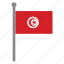 flags, tunisia, flag, country, nation, national, world 
