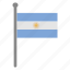flags, argentina, flag, country, nation, national, world 