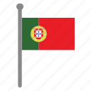 flags, portugal, flag, country, nation, national, world