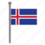 flags, iceland, flag, country, nation, national, world 