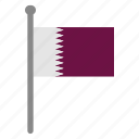 flags, qatar, flag, country, nation, national, world
