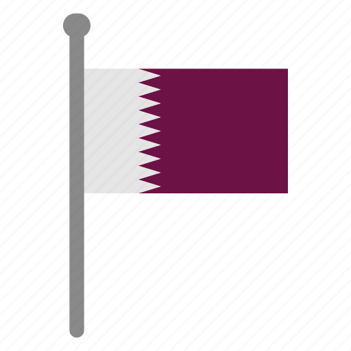 Flags, qatar, flag, country, nation, national, world icon - Download on Iconfinder