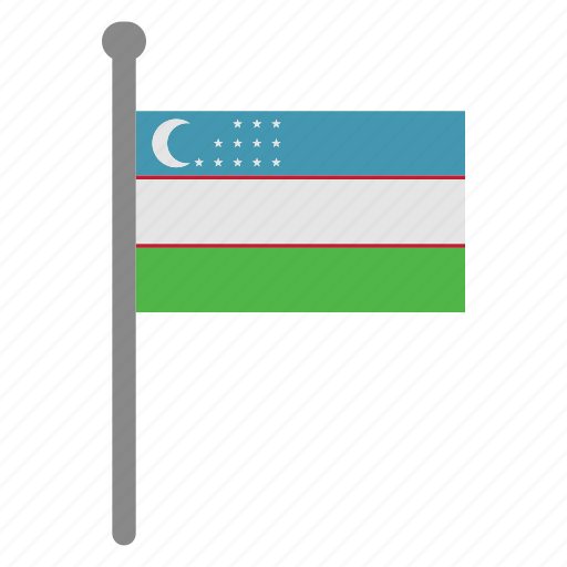 Flags, uzbekistan, flag, country, nation, national, world icon - Download on Iconfinder