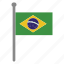 flags, brazil, flag, country, nation, national, world 