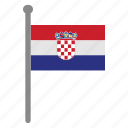 flags, croatia, flag, country, nation, national, world