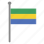 flags, gabon, flag, country, nation, national, world 