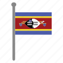 flags, swaziland, flag, country, nation, national, world