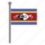 flags, swaziland, flag, country, nation, national, world 