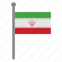 flags, flag, country, nation, national, world, iran