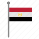 flags, egypt, flag, country, nation, national, world