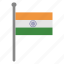 flags, india, flag, country, nation, national, world 