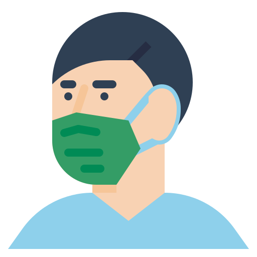 Dentist, doctor, face, mask, medical icon - Free download