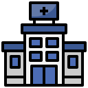 building, clinic, empire, hospital, state, urban